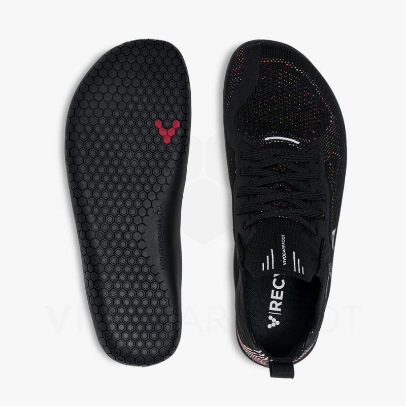 Tenis Training Vivobarefoot Primus Lite Knit Mujer Obsidian | MX180OB