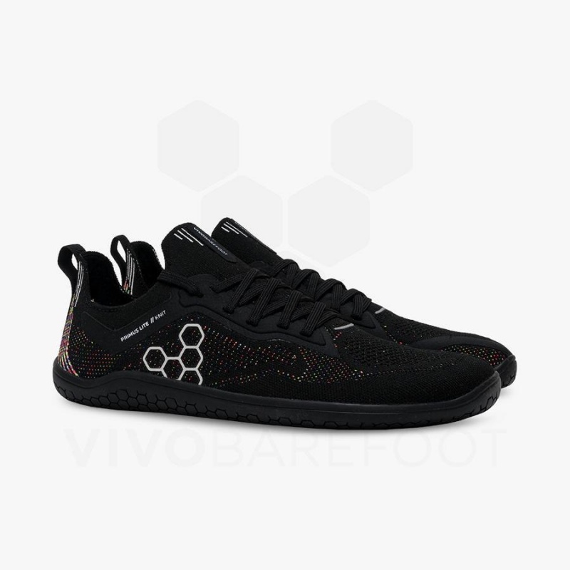 Tenis Training Vivobarefoot Primus Lite Knit Mujer Obsidian | MX180OB