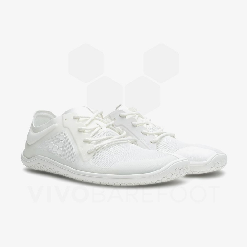 Tenis Training Vivobarefoot Primus Lite III Mujer Blancos | MX174UK