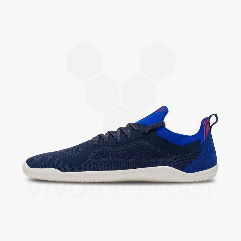 Tenis Training Vivobarefoot Primus Lite Knit Hombre Azul Marino | MX345FU