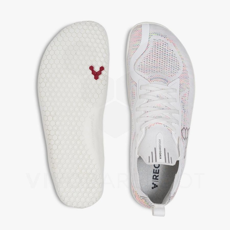 Tenis Training Vivobarefoot Primus Lite Knit Hombre Blancos | MX341JE