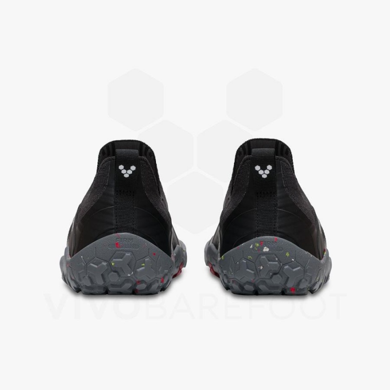 Tenis Training Vivobarefoot Primus Trail Knit FG Hombre Obsidian Grises | MX333RX