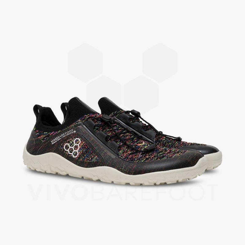 Tenis Training Vivobarefoot Primus Trail Knit FG Hombre Negros | MX331TL