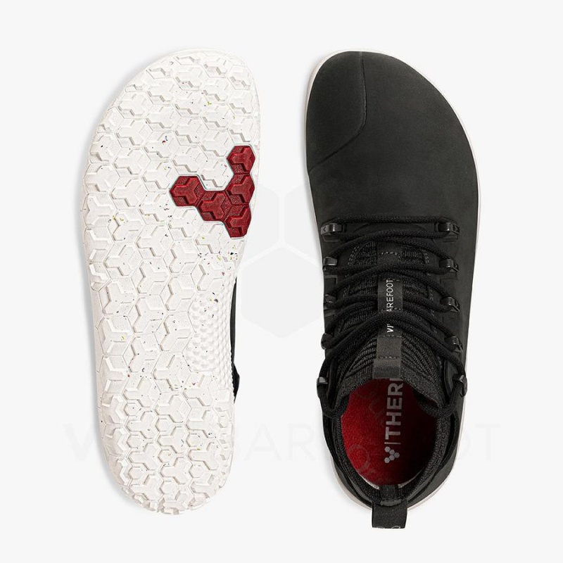 Tenis de Senderismo Vivobarefoot Magna FG Mujer Obsidian Blancos | MX253TL