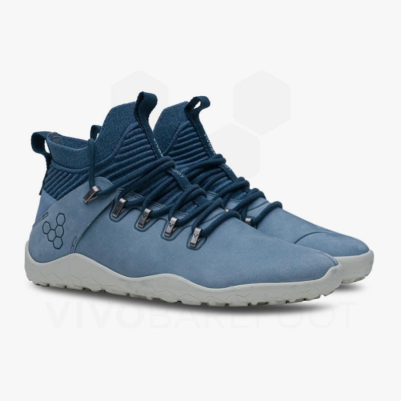 Tenis de Senderismo Vivobarefoot Magna FG Mujer Azules | MX252UK