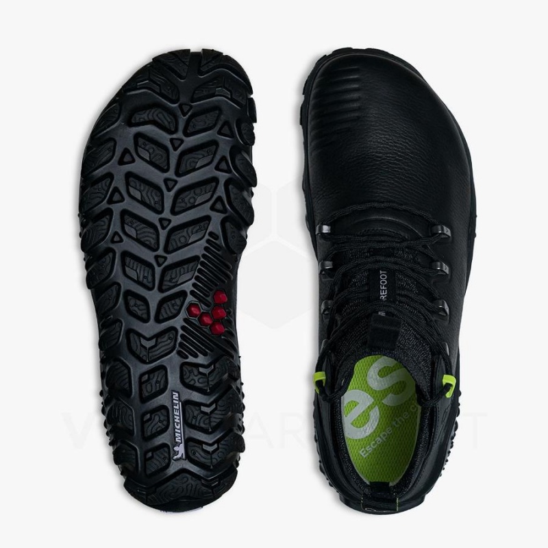 Tenis de Senderismo Vivobarefoot Magna Forest Esc Mujer Obsidian Verdes Claro | MX238IR