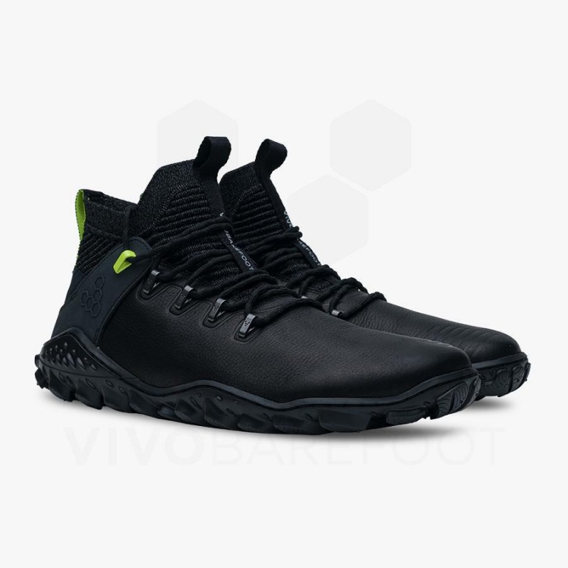 Tenis de Senderismo Vivobarefoot Magna Forest Esc Mujer Obsidian Verdes Claro | MX238IR