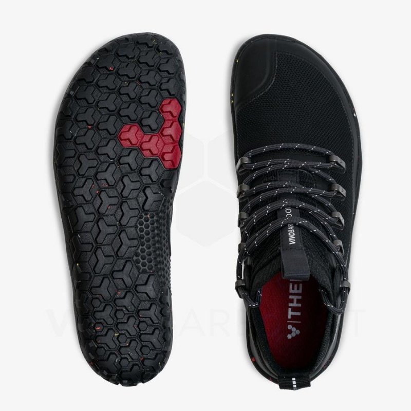 Tenis de Senderismo Vivobarefoot Magna Trail II FG Mujer Obsidian | MX245BA