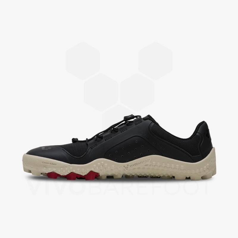 Tenis de Senderismo Vivobarefoot Primus Trail III All Weather SG Hombre Obsidian | MX414OB