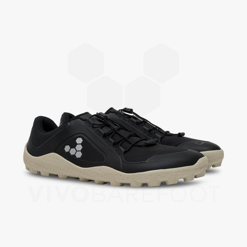 Tenis de Senderismo Vivobarefoot Primus Trail III All Weather SG Hombre Obsidian | MX414OB