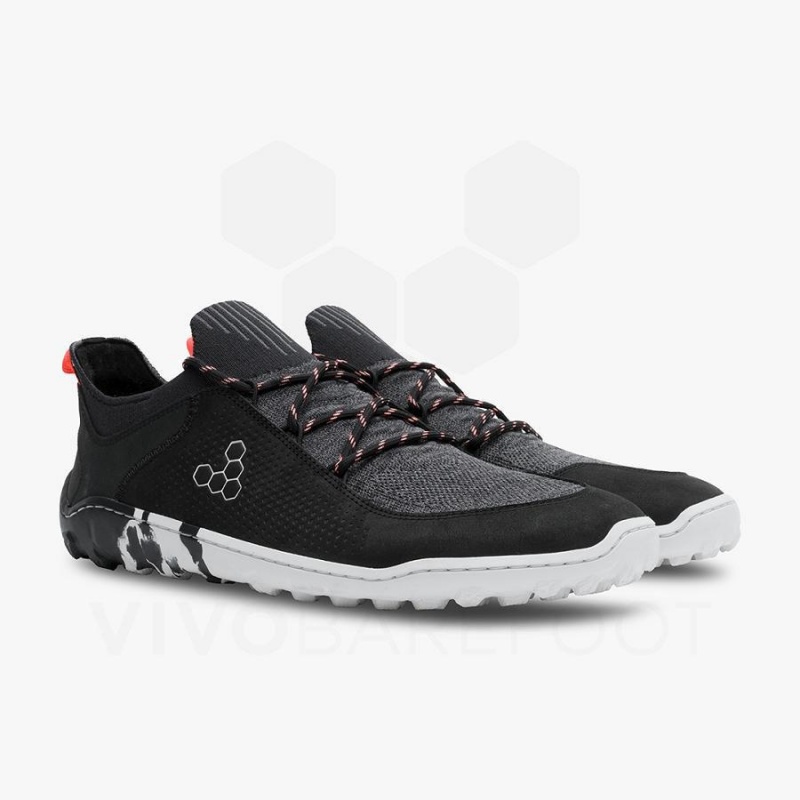 Tenis de Senderismo Vivobarefoot Tracker Decon Low FG2 Hombre Obsidian | MX424EI