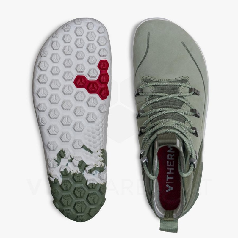 Tenis de Senderismo Vivobarefoot Tracker Decon FG2 Mujer Verde Oliva | MX269DO