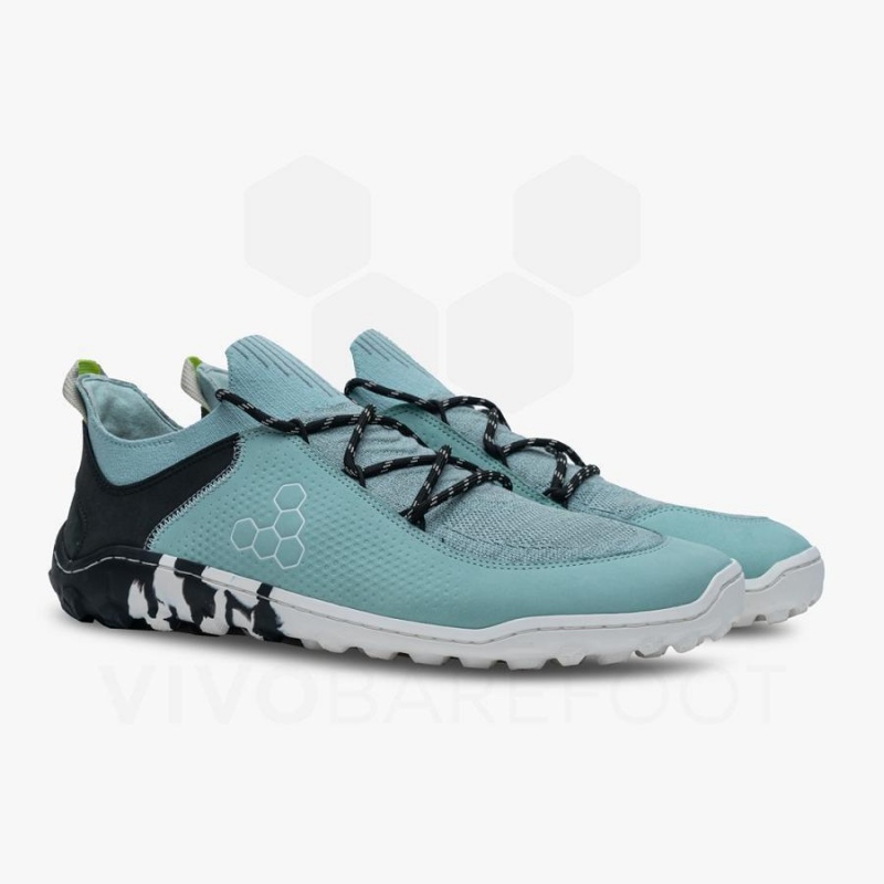 Tenis de Senderismo Vivobarefoot Tracker Decon Low FG2 Hombre Azules | MX422GY