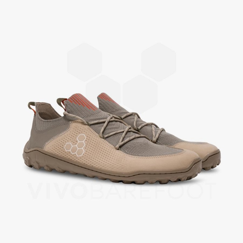 Tenis de Senderismo Vivobarefoot Tracker Decon Low FG2 Hombre Marrom | MX421HT