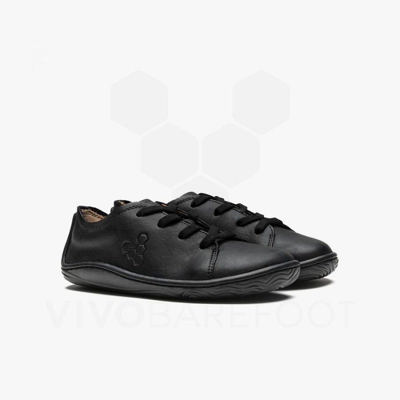 Zapatos Vivobarefoot Addis School Niños Obsidian | MX061DO