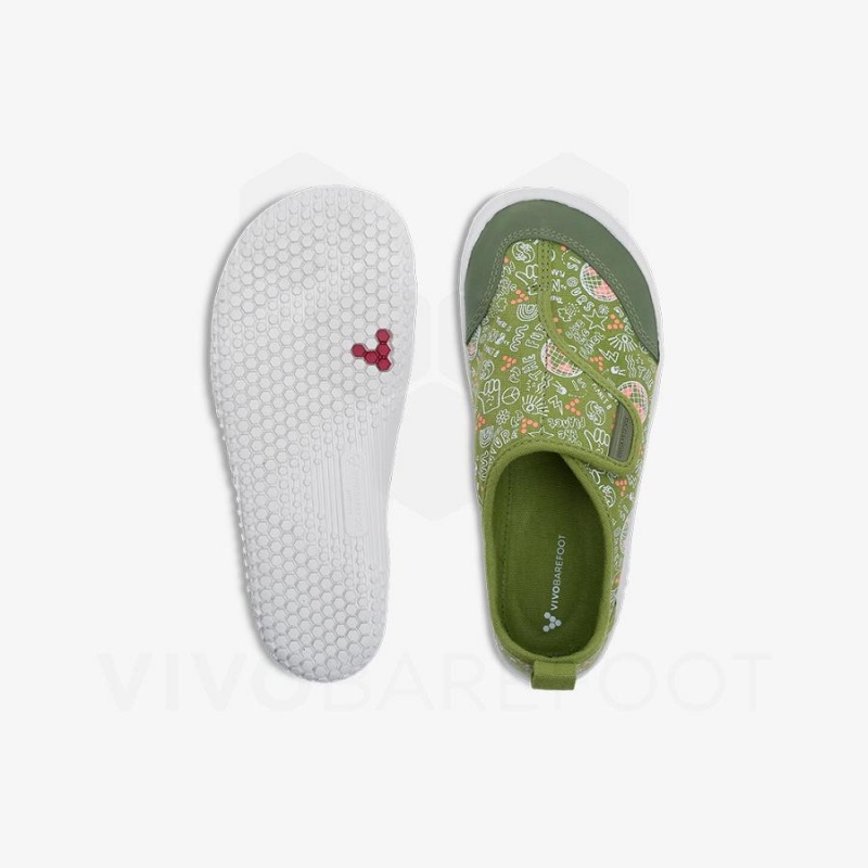 Zapatos Vivobarefoot Gaia Preschool Niños Verdes | MX056IR