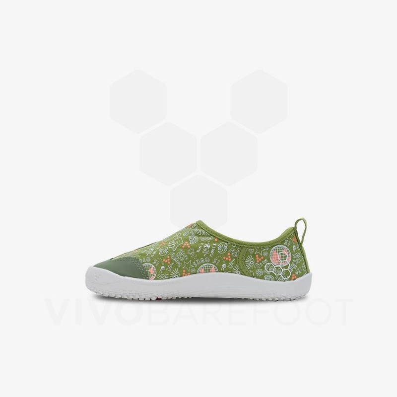 Zapatos Vivobarefoot Gaia Preschool Niños Verdes | MX056IR