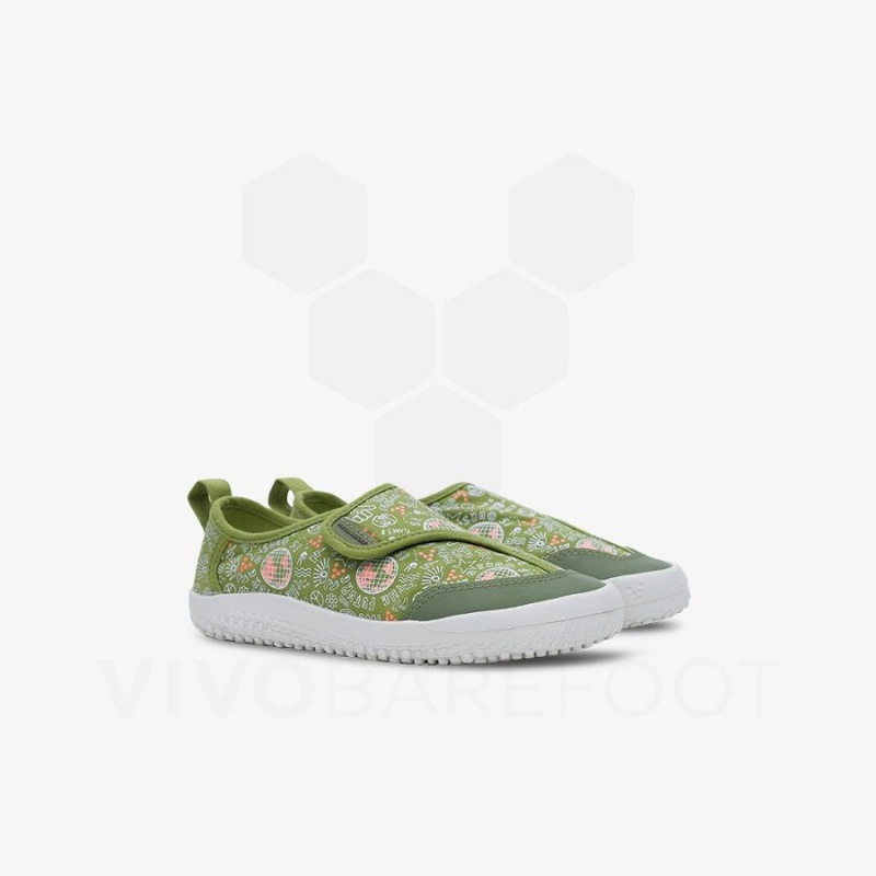 Zapatos Vivobarefoot Gaia Preschool Niños Verdes | MX056IR