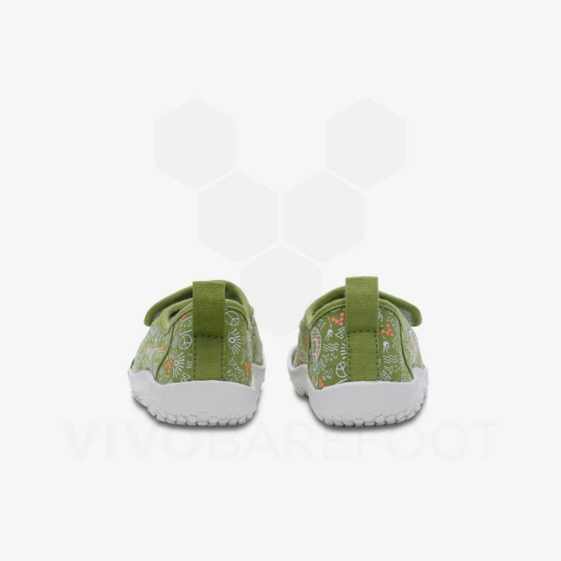 Zapatos Vivobarefoot Gaia Preschool Niños Verdes | MX056IR