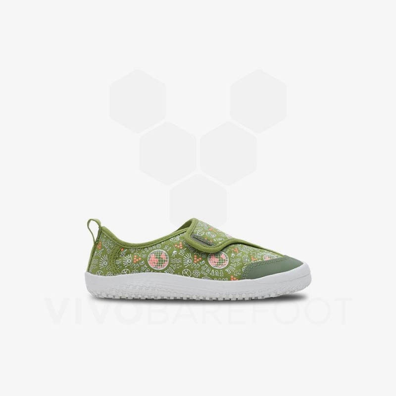 Zapatos Vivobarefoot Gaia Preschool Niños Verdes | MX056IR