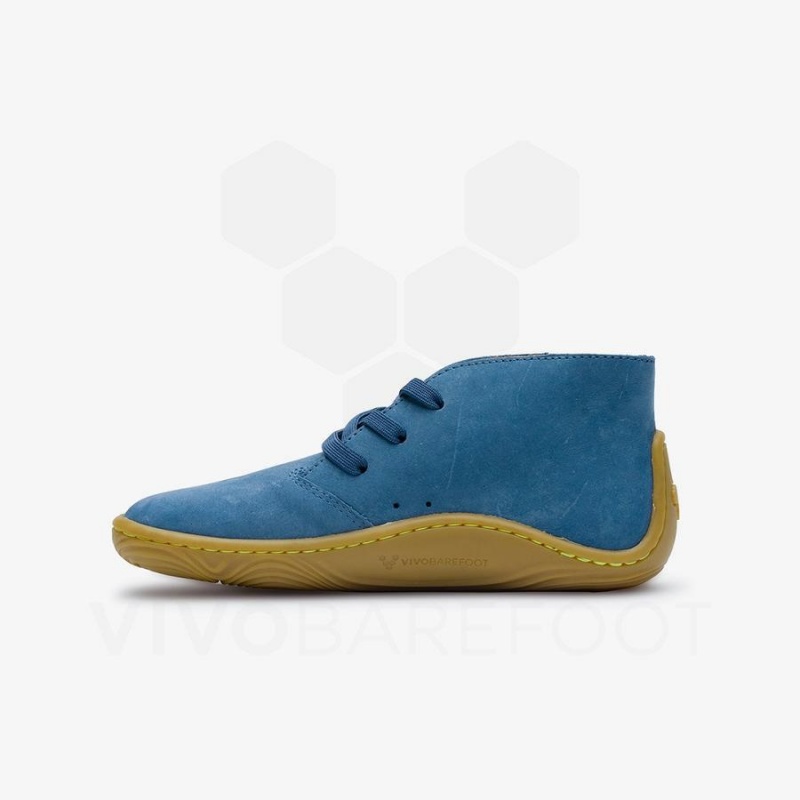 Zapatos Vivobarefoot Gobi Addis Juniors Niños Azules | MX009DO