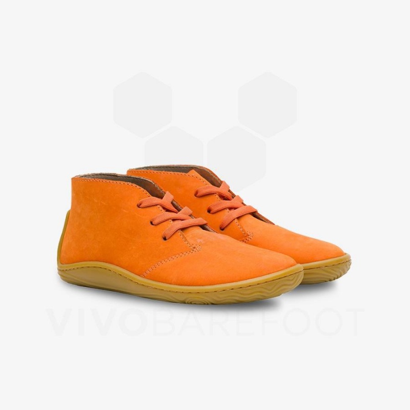 Zapatos Vivobarefoot Gobi Addis Niños Naranjas | MX013ZD