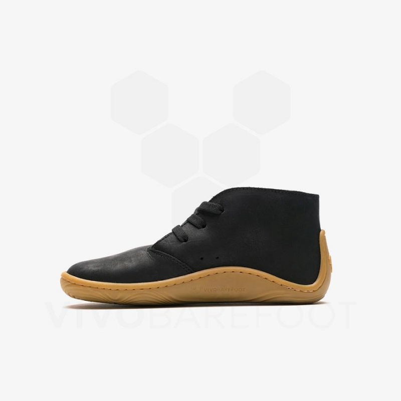 Zapatos Vivobarefoot Gobi Addis Niños Obsidian | MX015XG