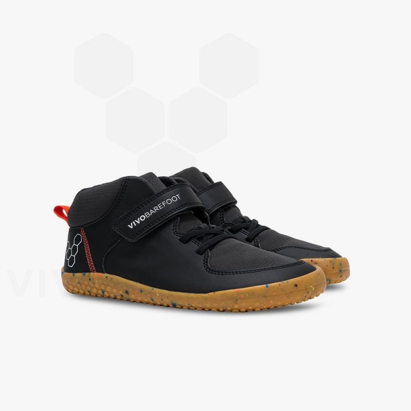 Zapatos Vivobarefoot Primus Ludo Hi Juniors Niños Obsidian | MX028KW