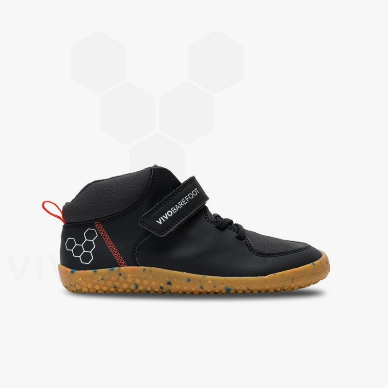 Zapatos Vivobarefoot Primus Ludo Hi Juniors Niños Obsidian | MX028KW