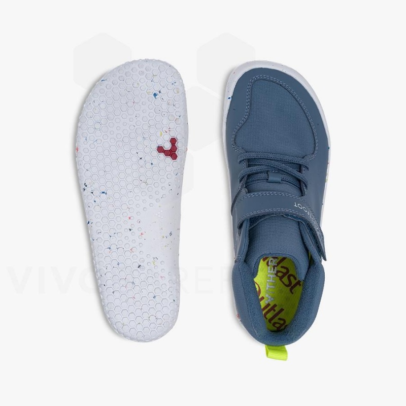 Zapatos Vivobarefoot Primus Ludo Hi Juniors Niños Azules | MX027LQ