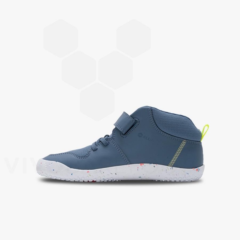 Zapatos Vivobarefoot Primus Ludo Hi Juniors Niños Azules | MX027LQ