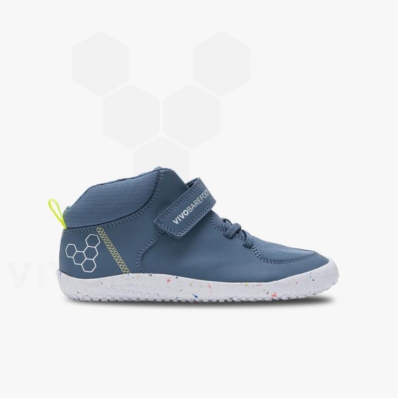 Zapatos Vivobarefoot Primus Ludo Hi Juniors Niños Azules | MX027LQ