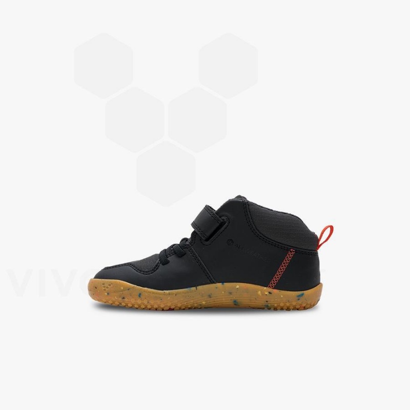 Zapatos Vivobarefoot Primus Ludo Hi Niños Obsidian | MX030IR