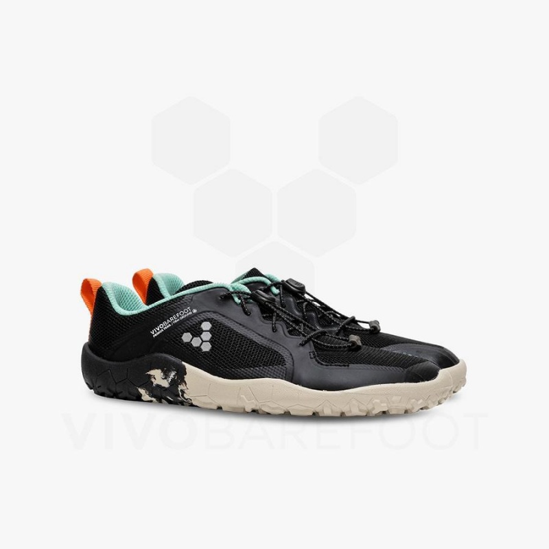 Zapatos Vivobarefoot Primus Trail II FG Juniors Niños Obsidian Grises | MX083HT